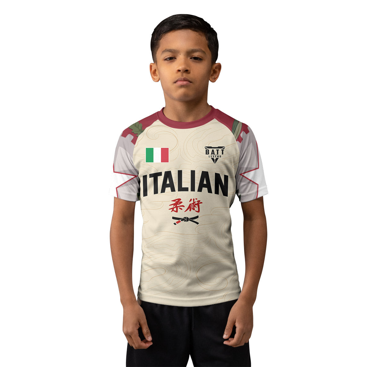 Crest of Italia Kids Rash Guard