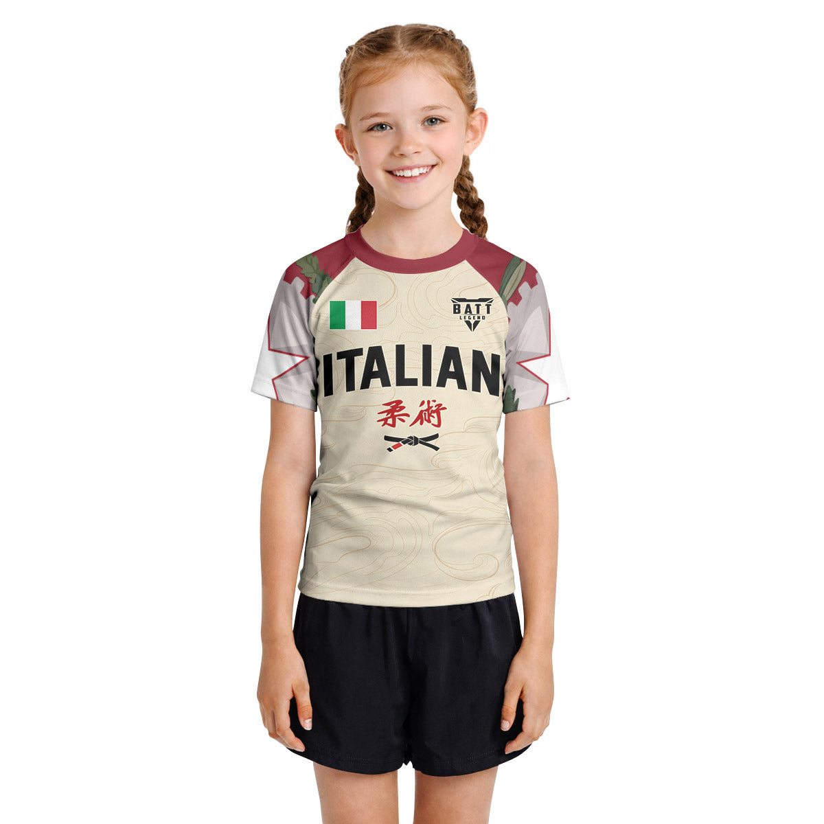 Crest of Italia Kids Rash Guard