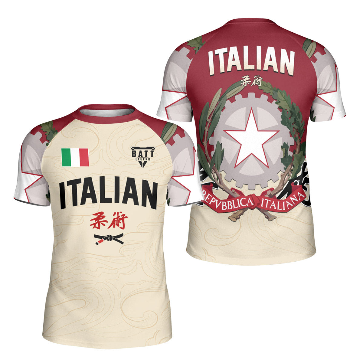 Crest of Italia Kids Rash Guard