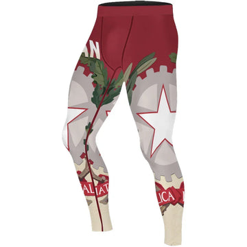 Crest of Italia Men's Compression Leggings
