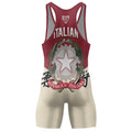 Crest of Italia Wrestling Singlet