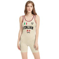 Crest of Italia Wrestling Singlet