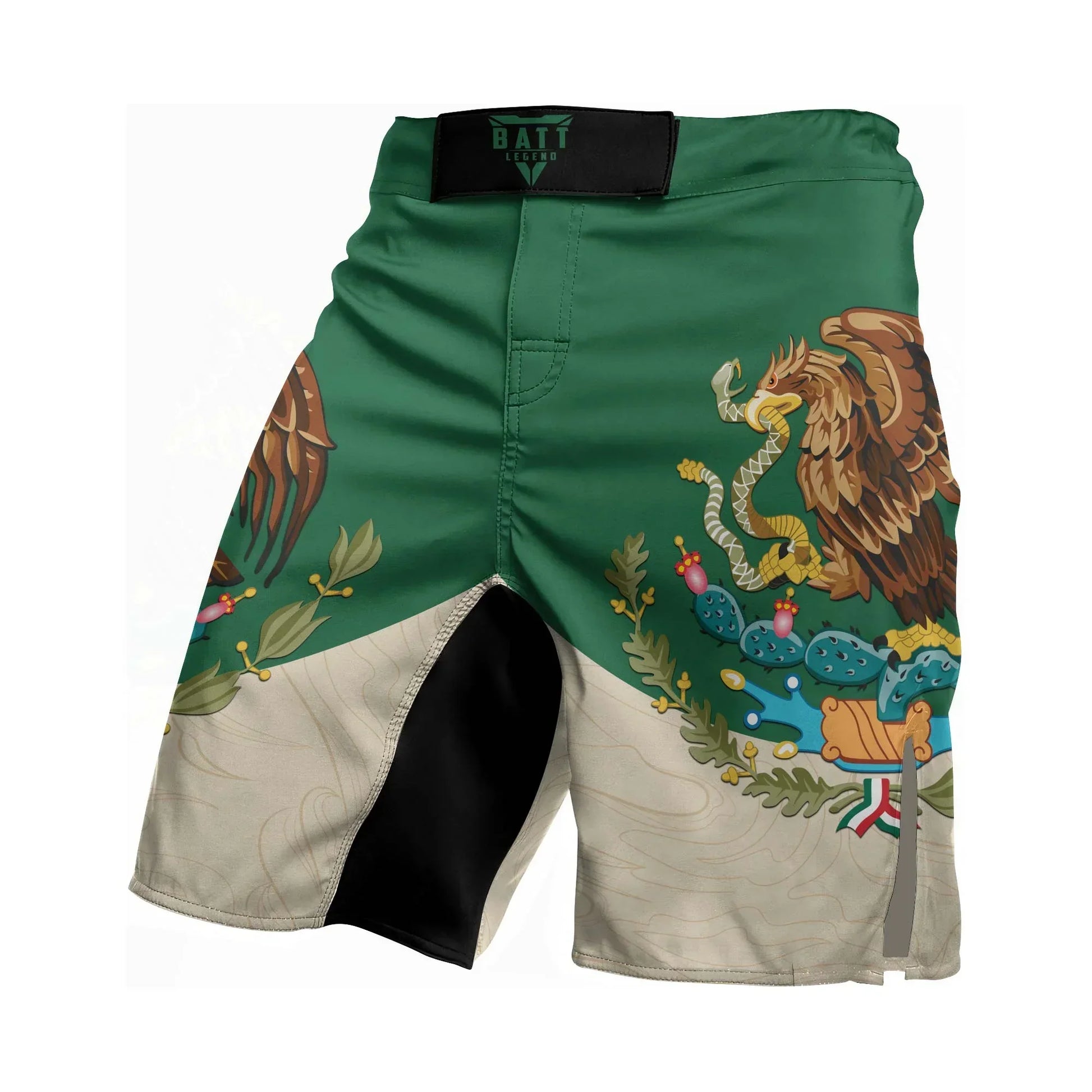 Crest of Mexico Fight Shorts