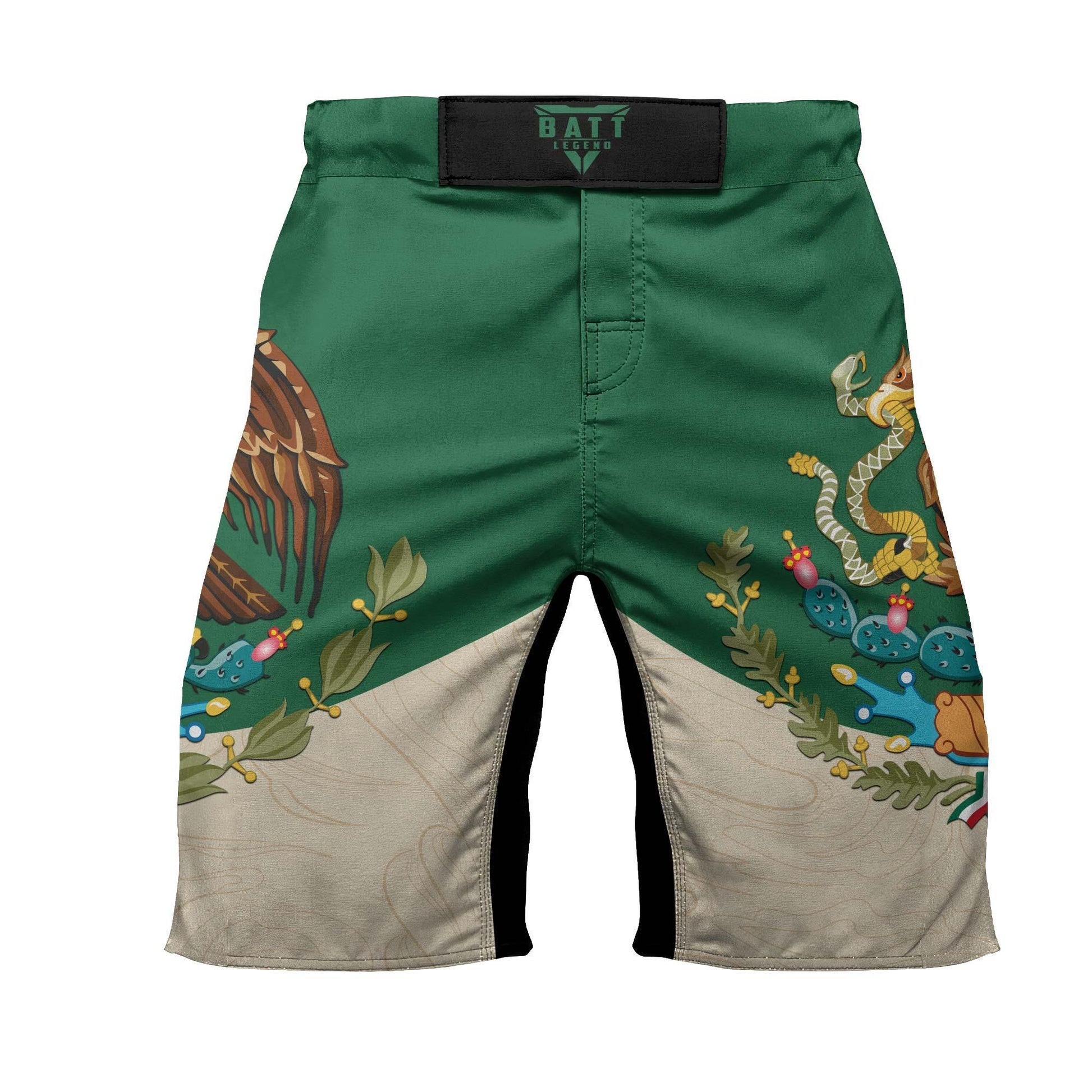 Crest of Mexico Fight Shorts
