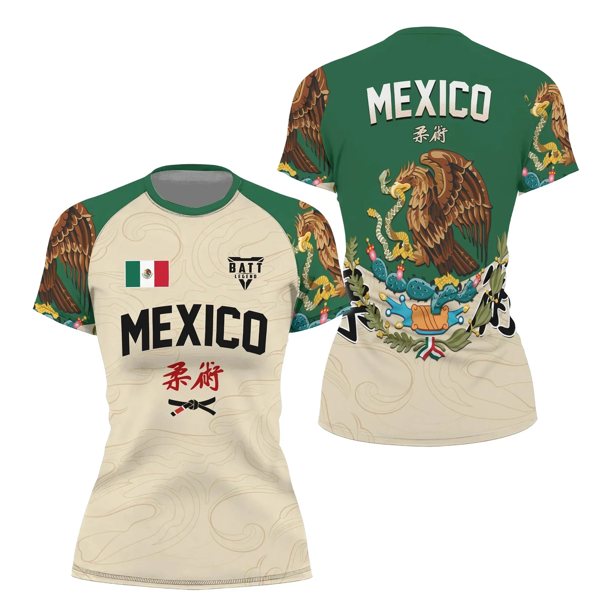 Crest of Mexico Rash Guard