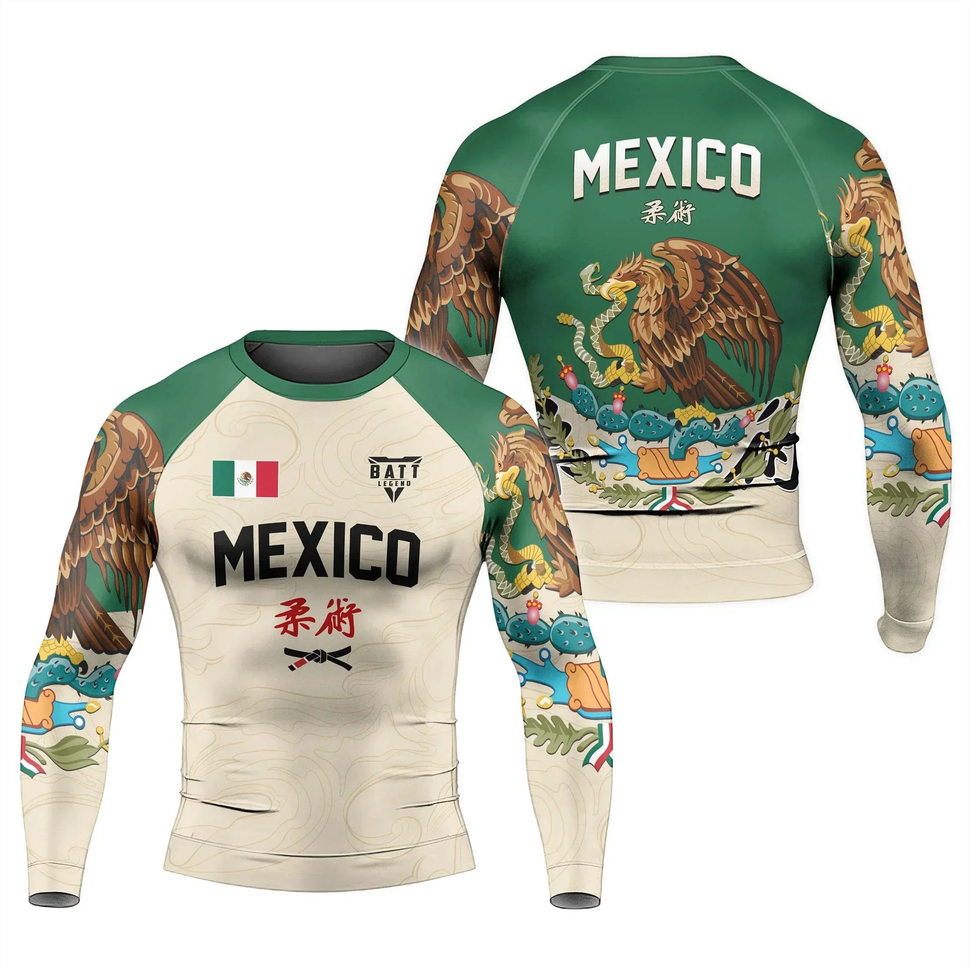 Crest of Mexico Rash Guard