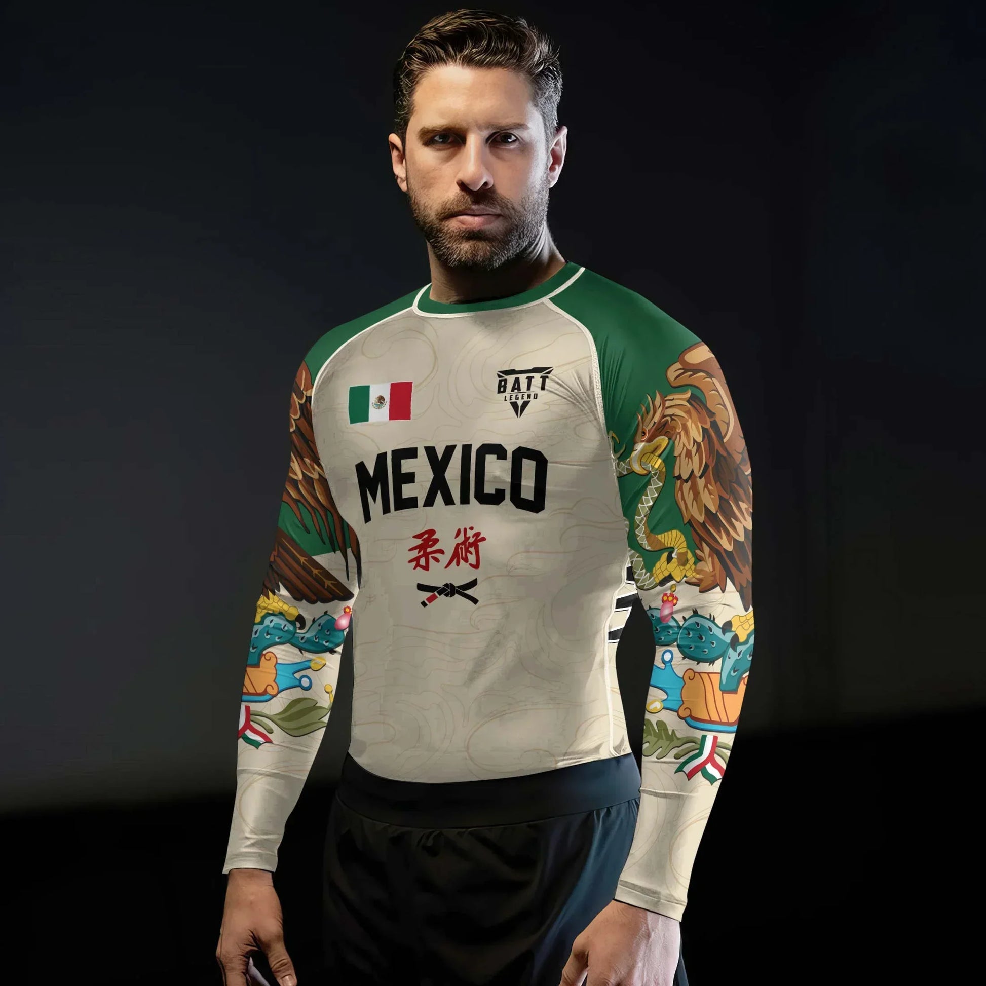 Crest of Mexico Rash Guard