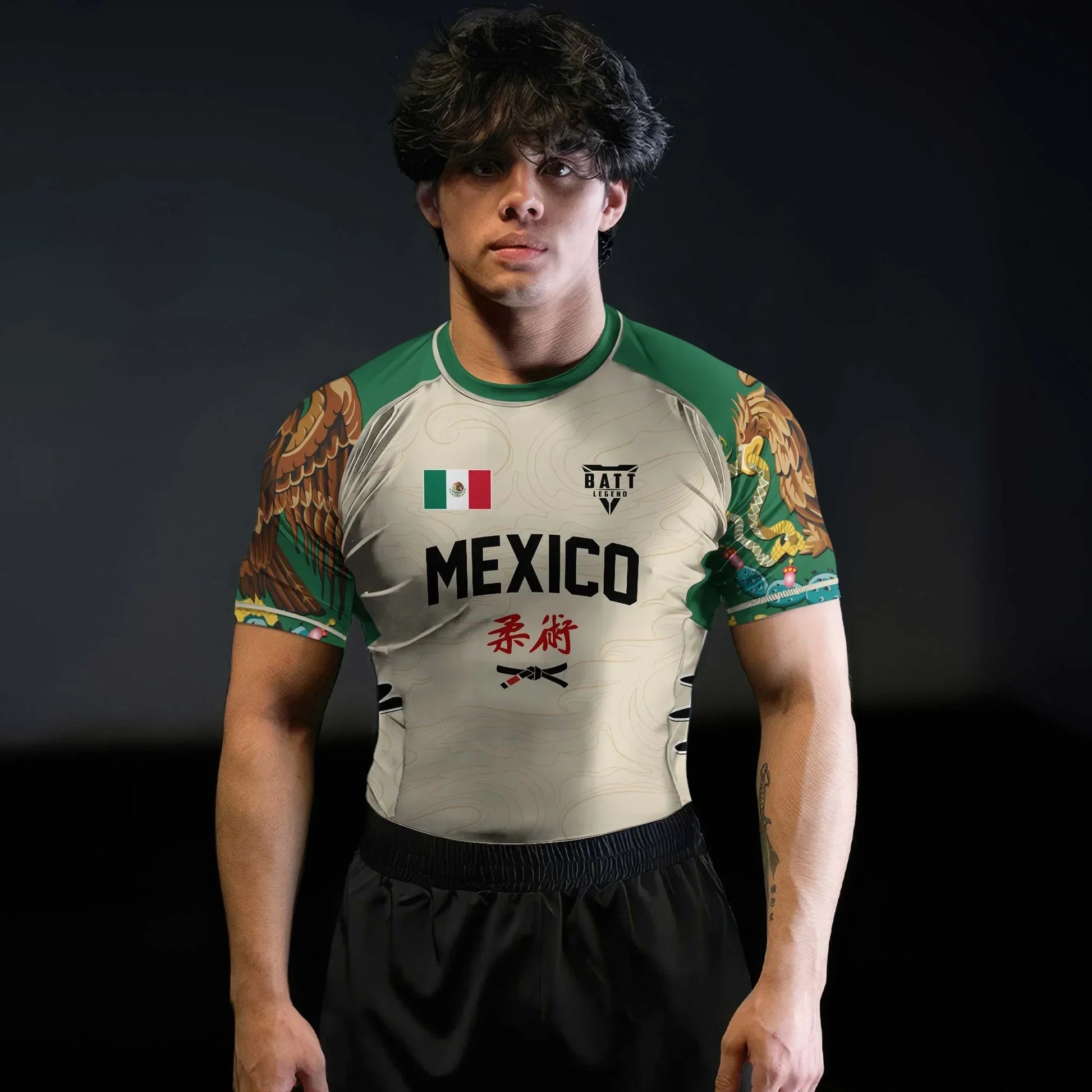 Crest of Mexico Rash Guard