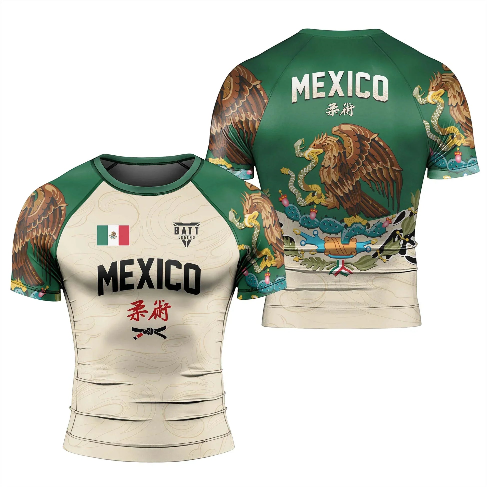 Crest of Mexico Rash Guard