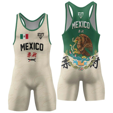Crest of Mexico Wrestling Singlet