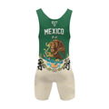 Crest of Mexico Wrestling Singlet