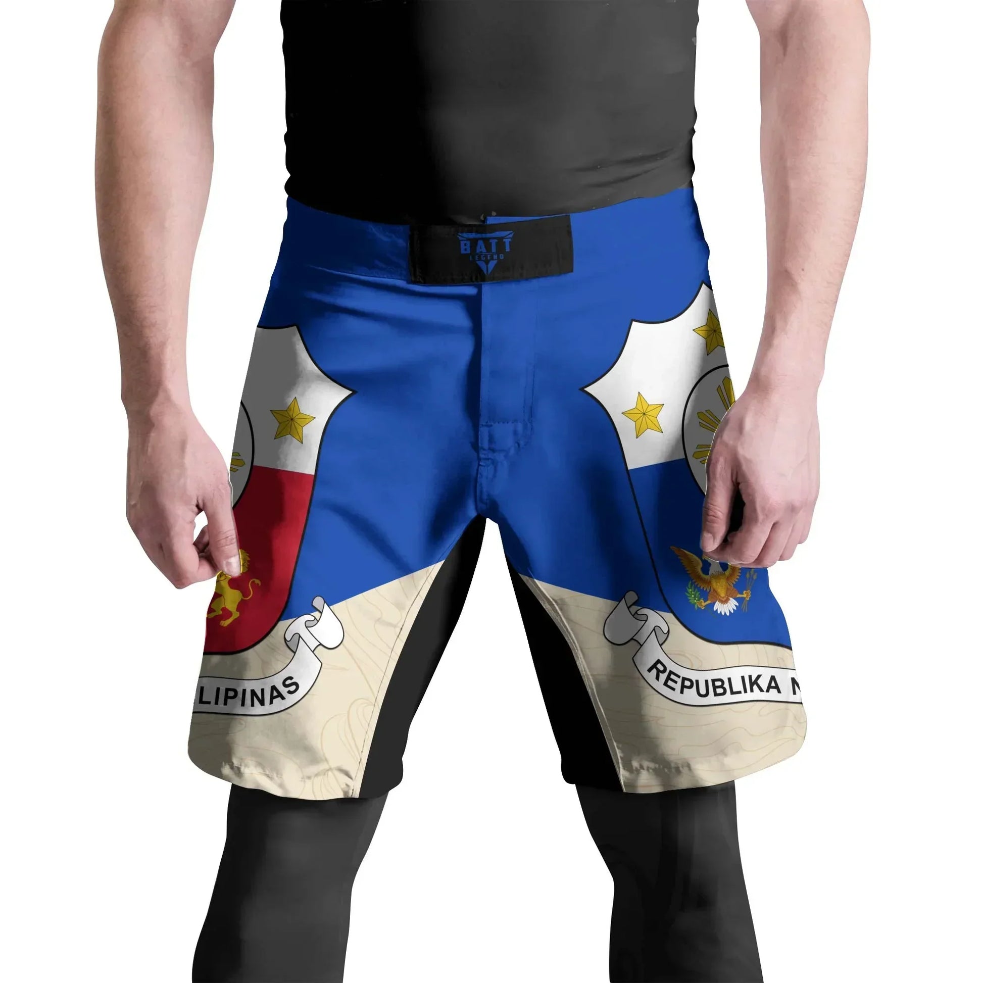 Crest of Philippines Fight Shorts