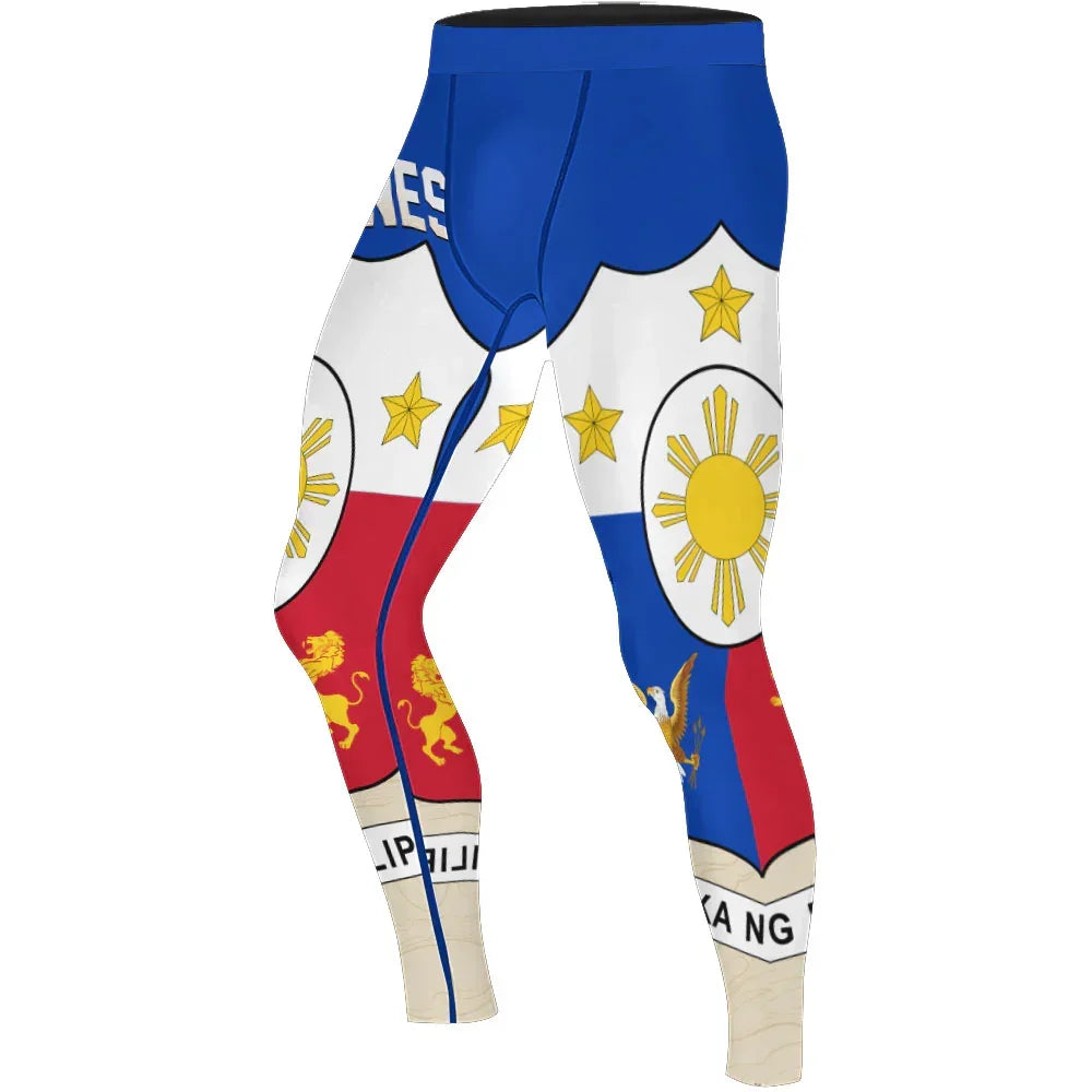 Crest of Philippines Men's Compression Leggings