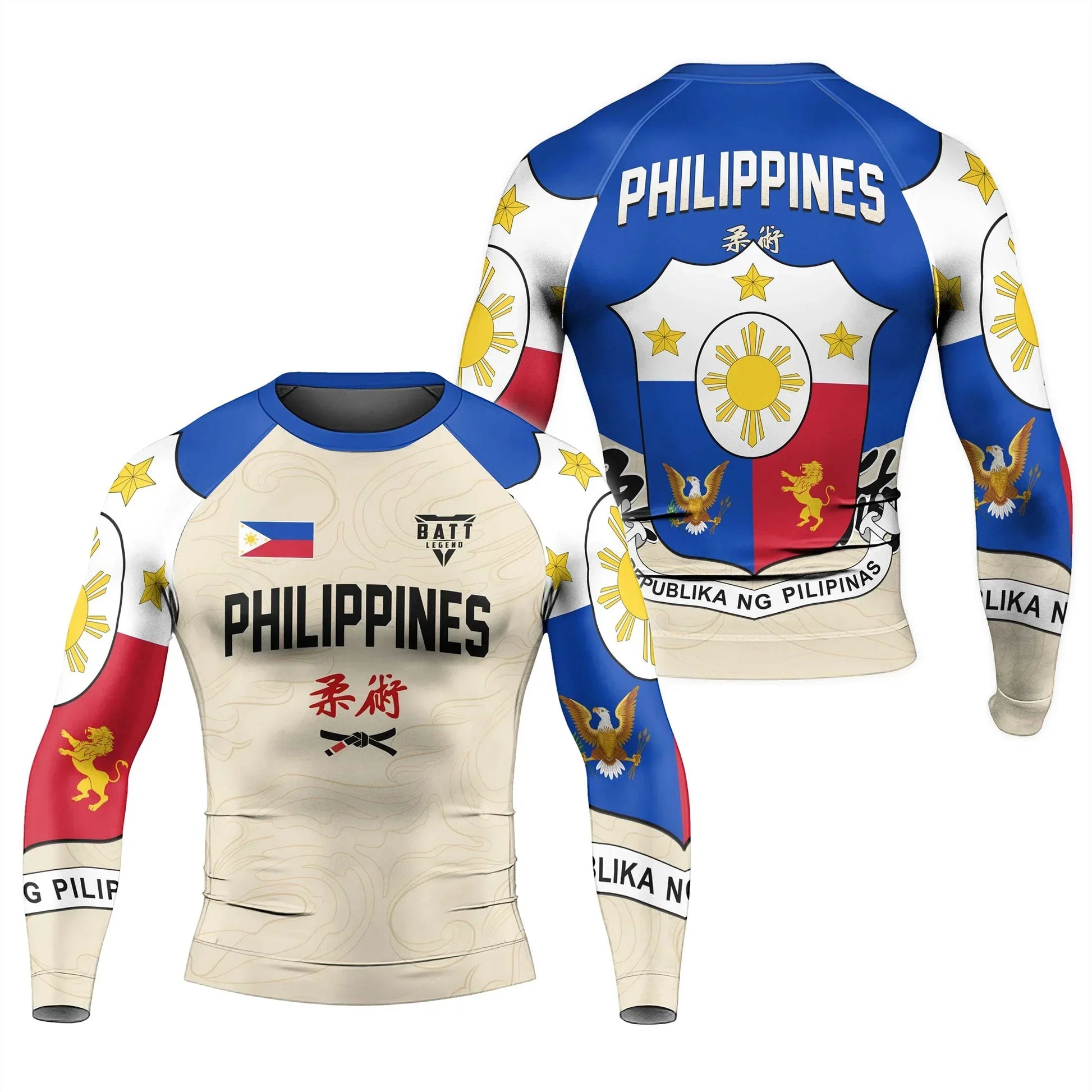 Crest of Philippines Rash Guard
