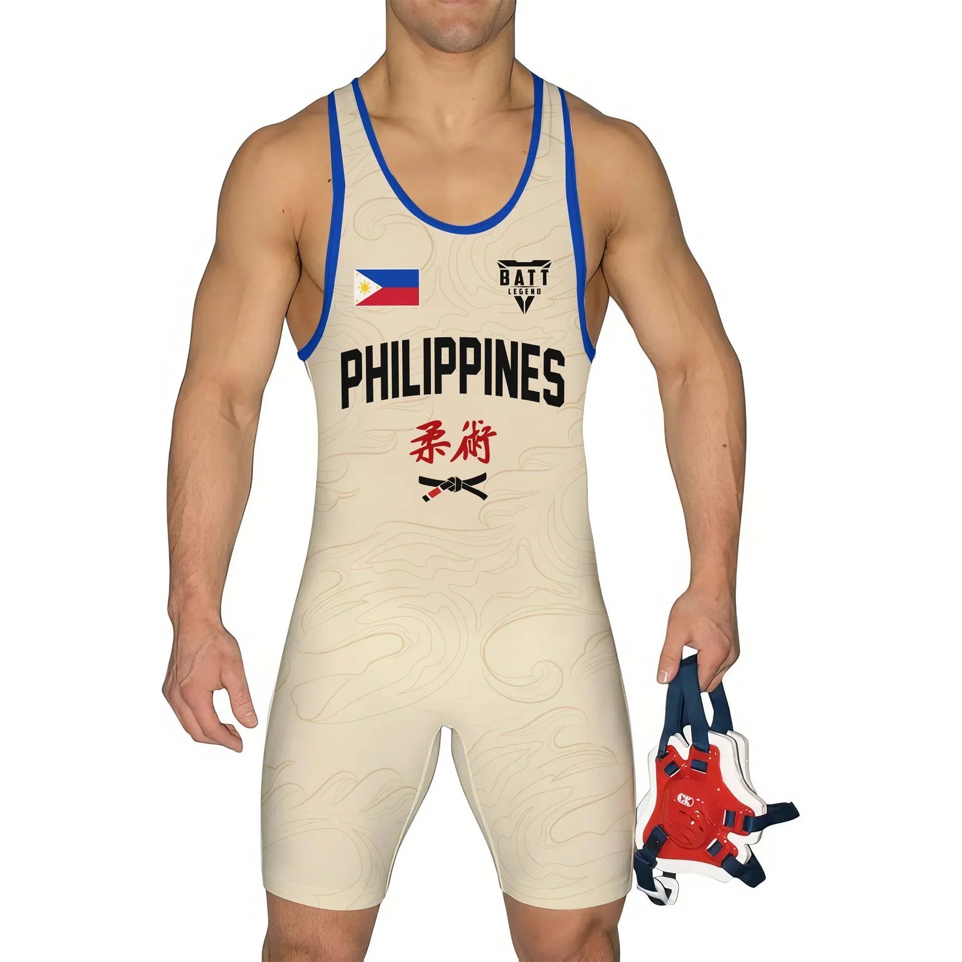 Crest of Philippines Wrestling Singlet