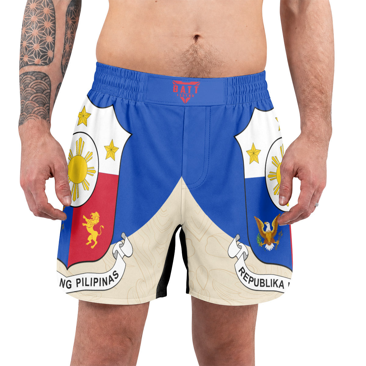 Crest of Philippines Grappling Shorts
