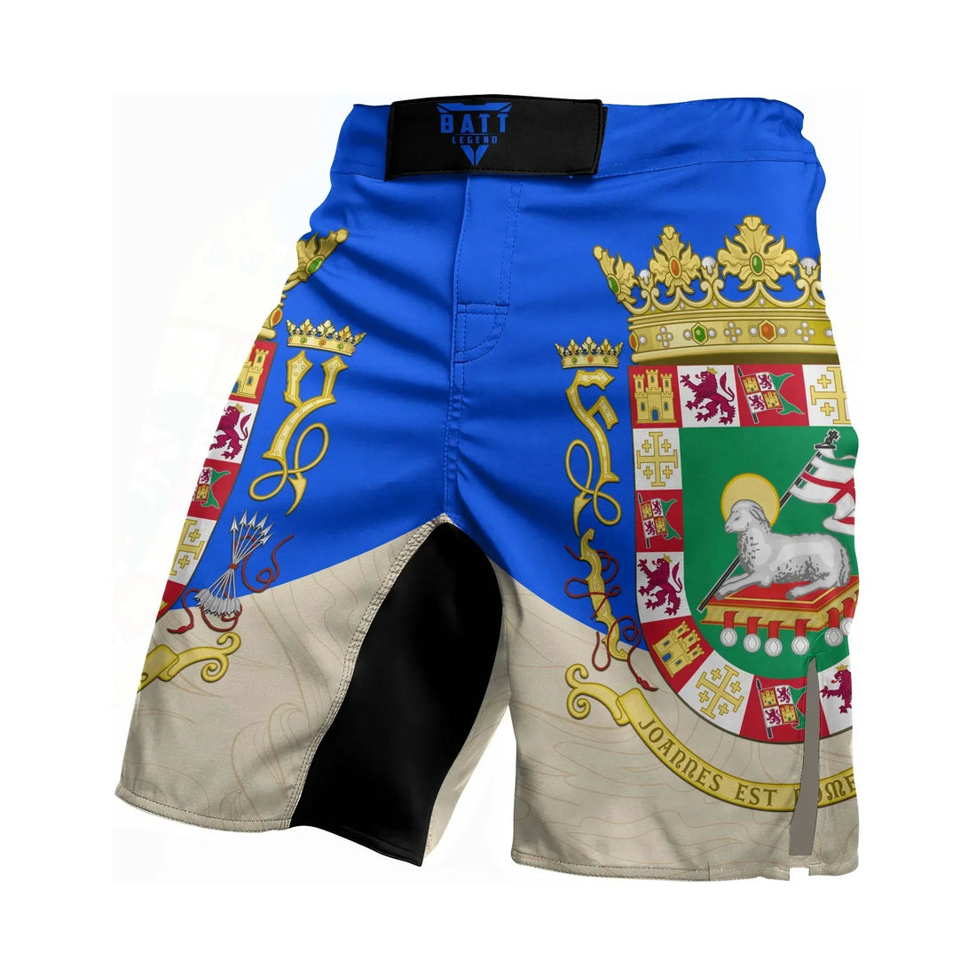 Crest of Puerto Rico Fight Shorts