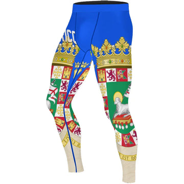 Crest of Puerto Rico Men's Compression Leggings