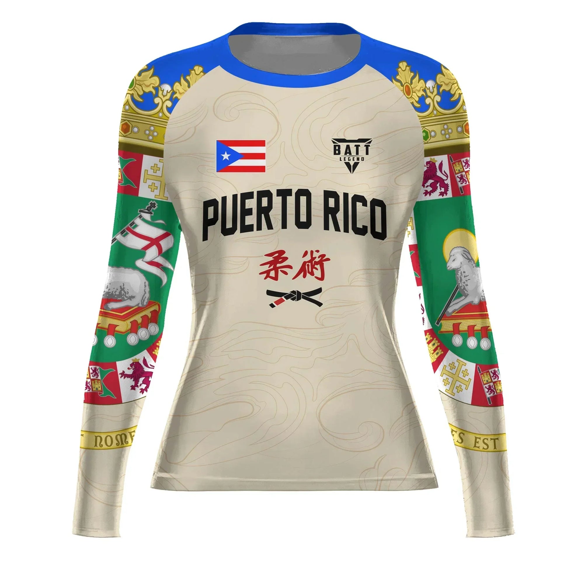 Crest of Puerto Rico Rash Guard