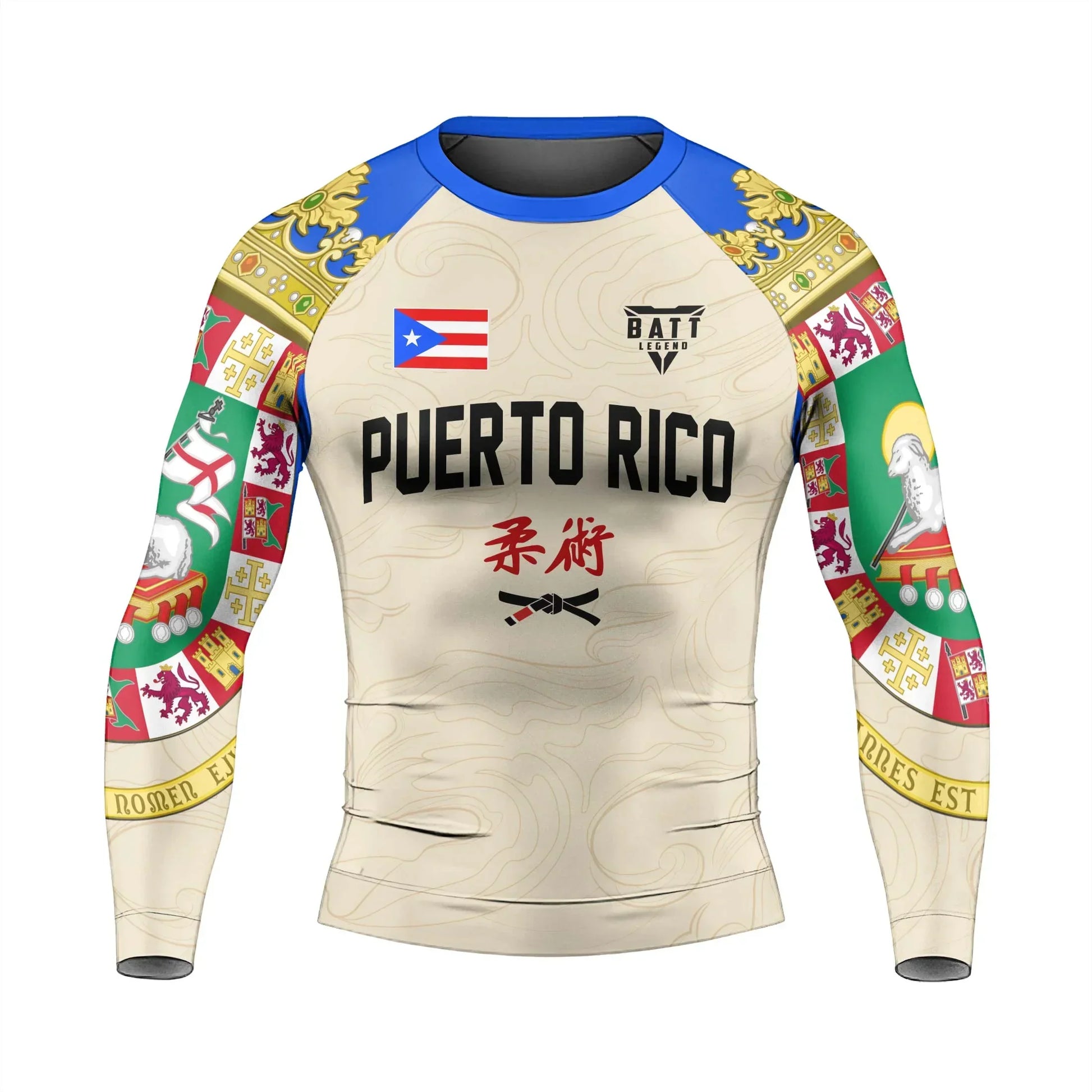 Crest of Puerto Rico Rash Guard