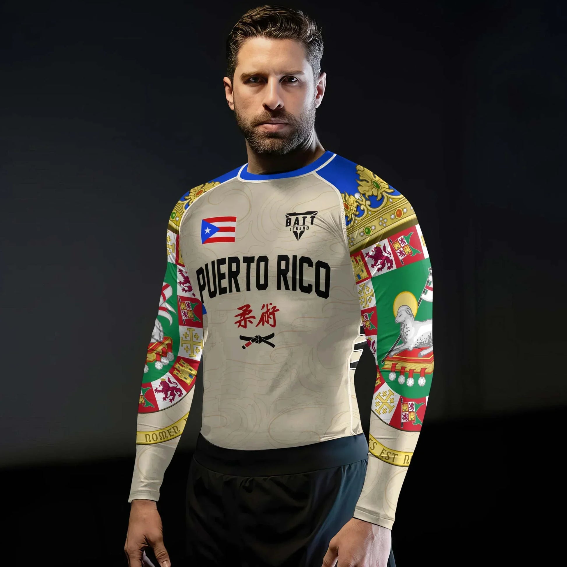 Crest of Puerto Rico Rash Guard