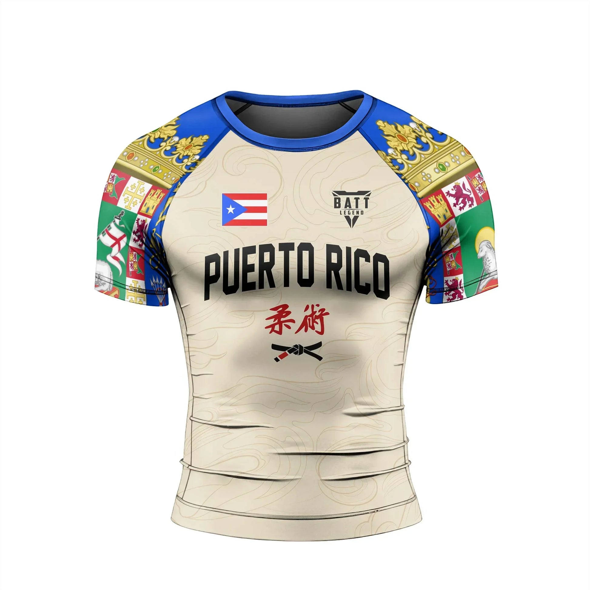Crest of Puerto Rico Rash Guard