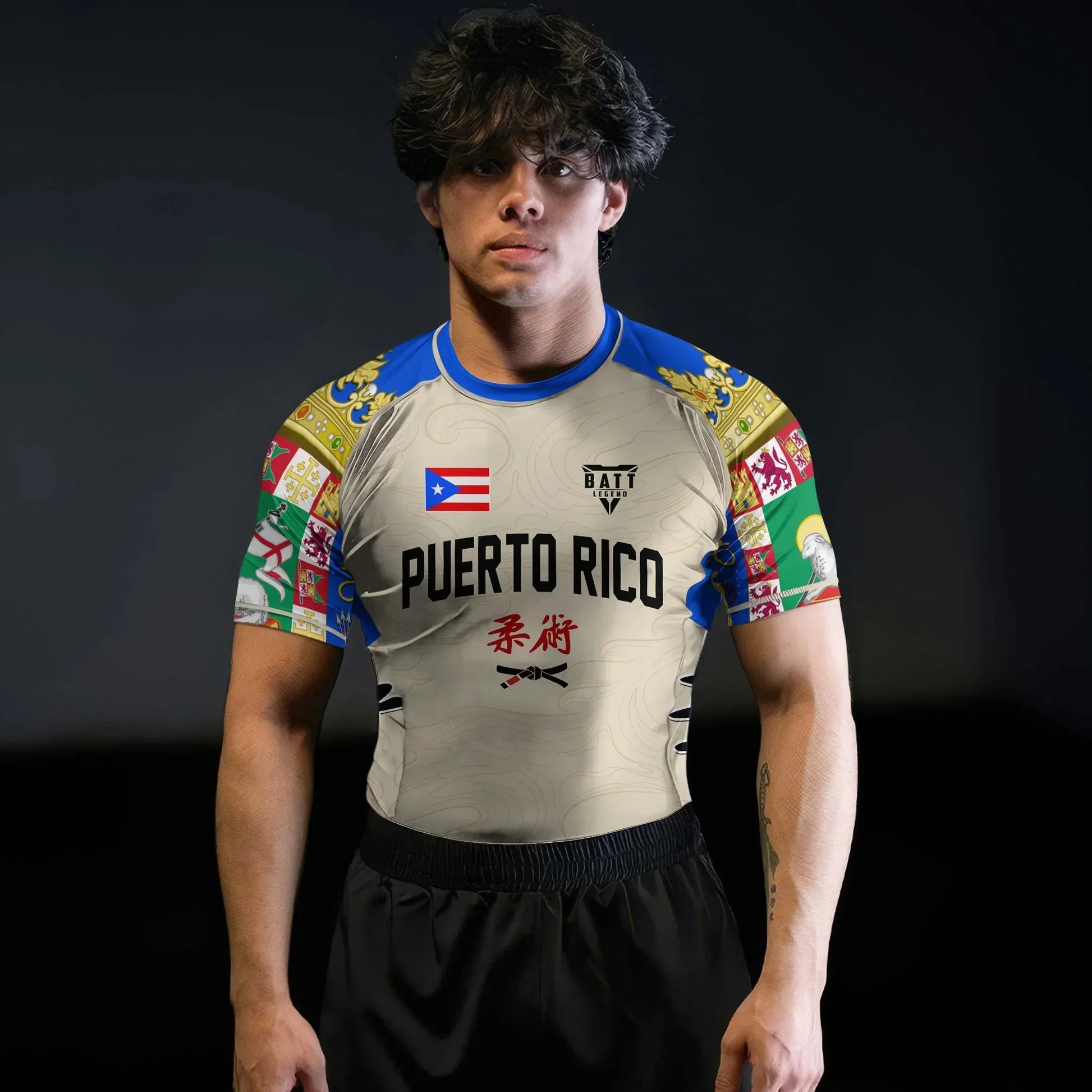 Crest of Puerto Rico Rash Guard
