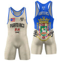 Crest of Puerto Rico Wrestling Singlet
