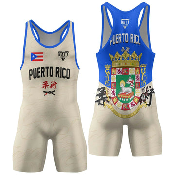 Crest of Puerto Rico Wrestling Singlet