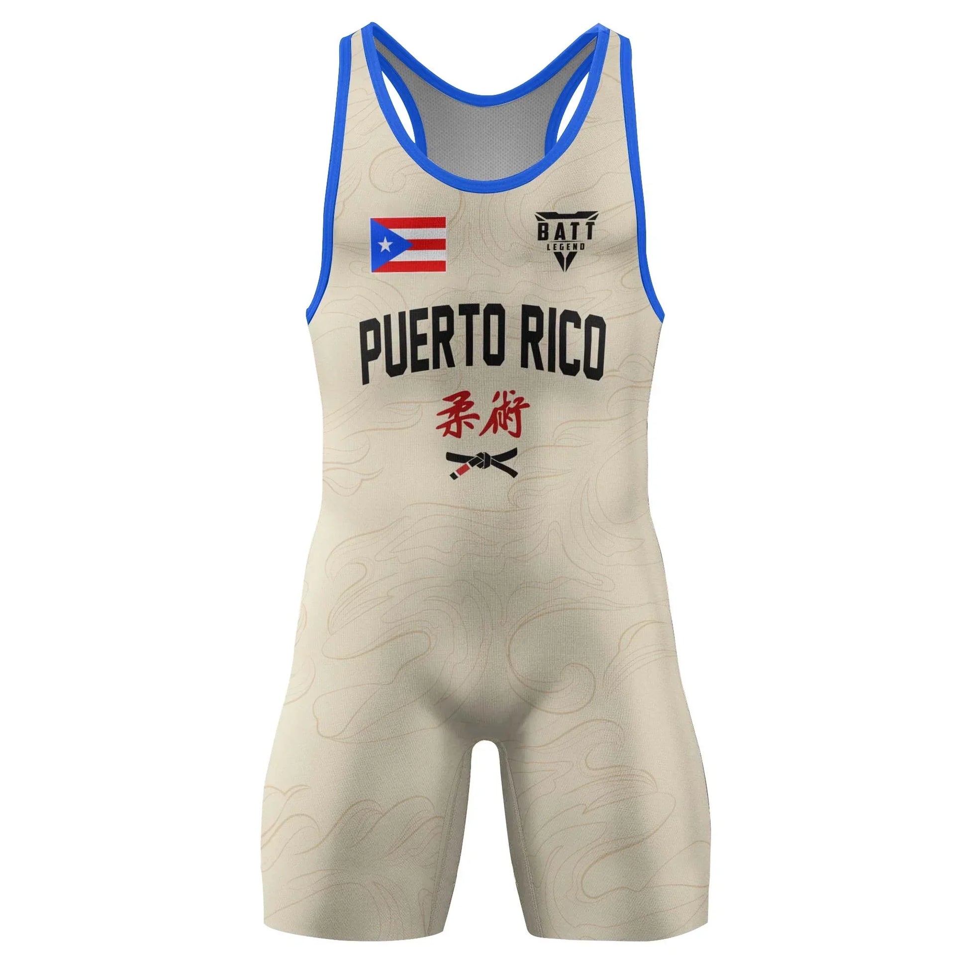 Crest of Puerto Rico Wrestling Singlet