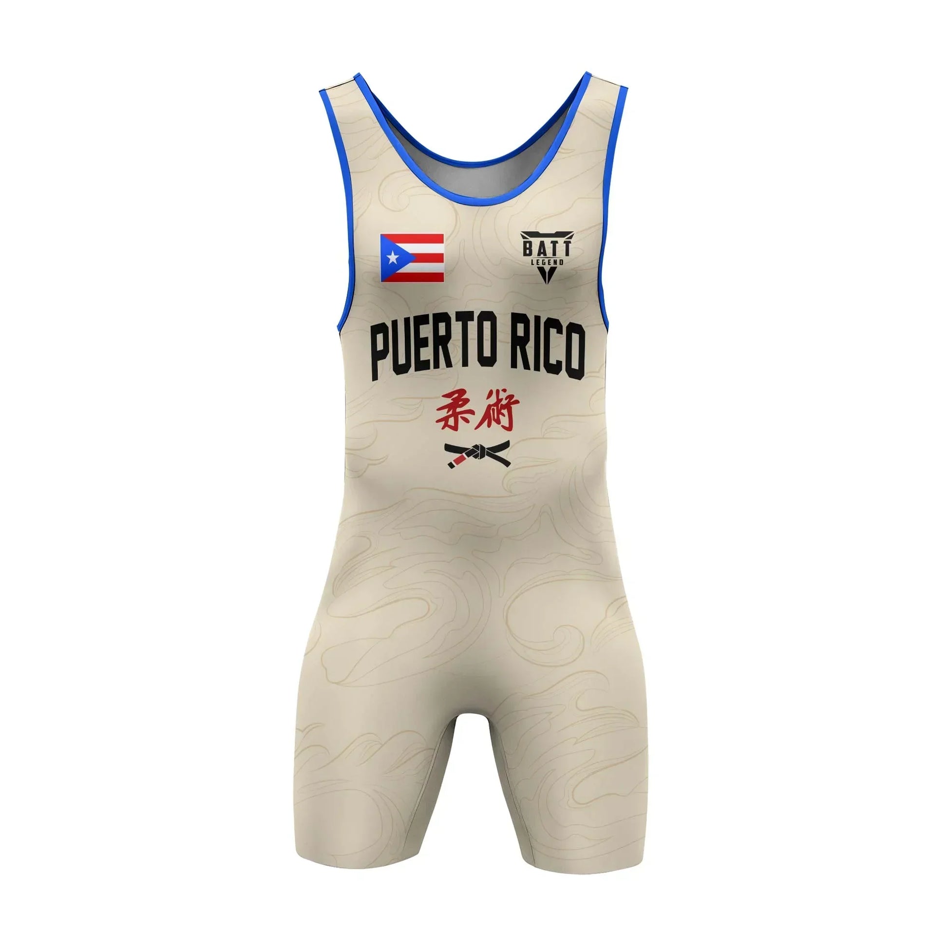 Crest of Puerto Rico Wrestling Singlet