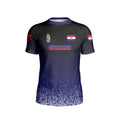 Croatia Halftone Kids Rash Guard