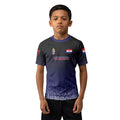 Croatia Halftone Kids Rash Guard