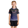 Croatia Halftone Kids Rash Guard