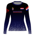 Croatia Halftone Rash Guard