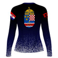 Croatia Halftone Rash Guard