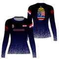 Croatia Halftone Rash Guard