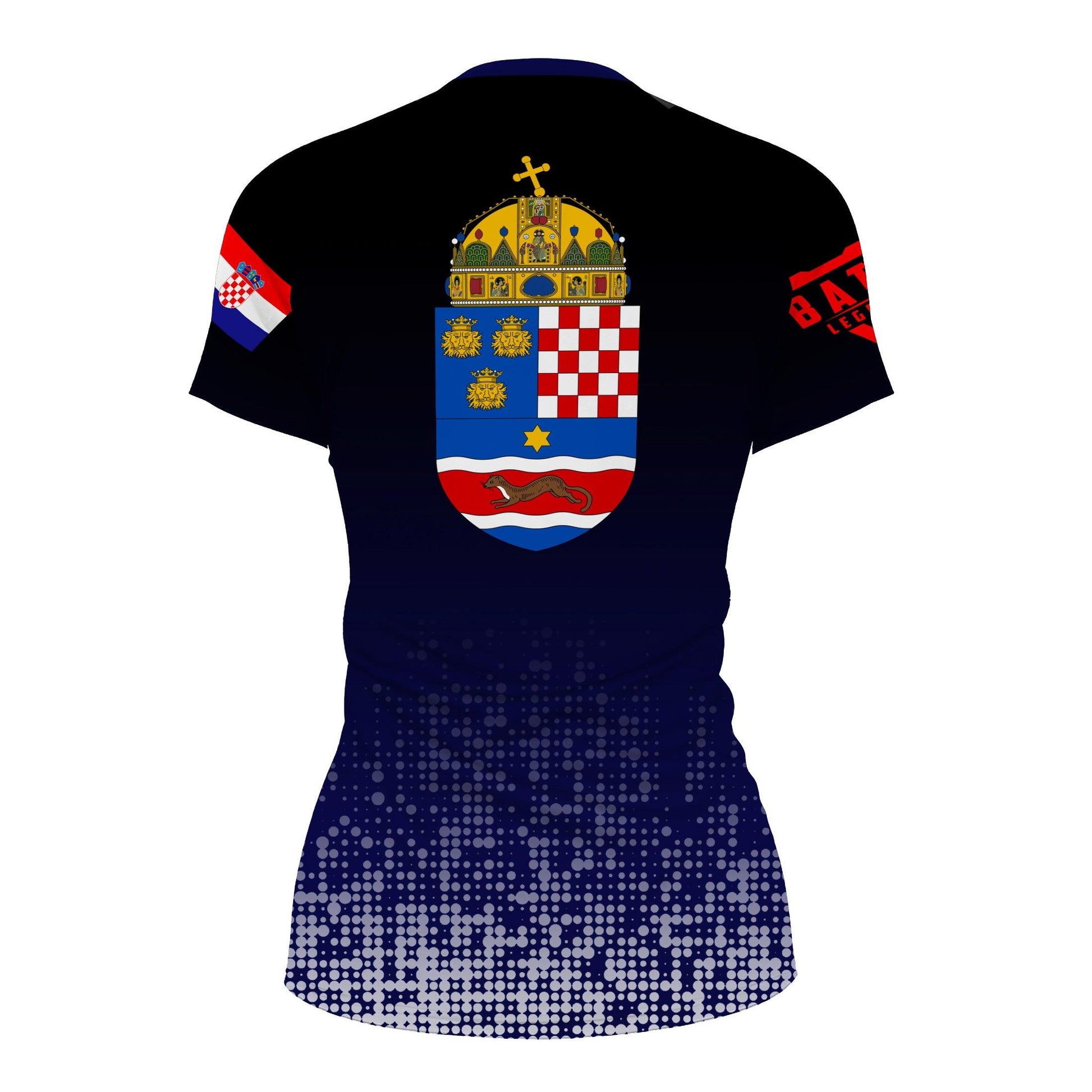 Croatia Halftone Rash Guard