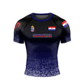 Croatia Halftone Rash Guard