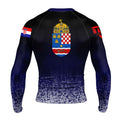Croatia Halftone Rash Guard