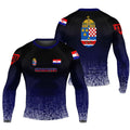 Croatia Halftone Rash Guard
