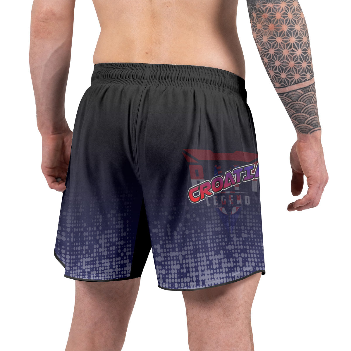 Croatia Halftone Grappling Shorts