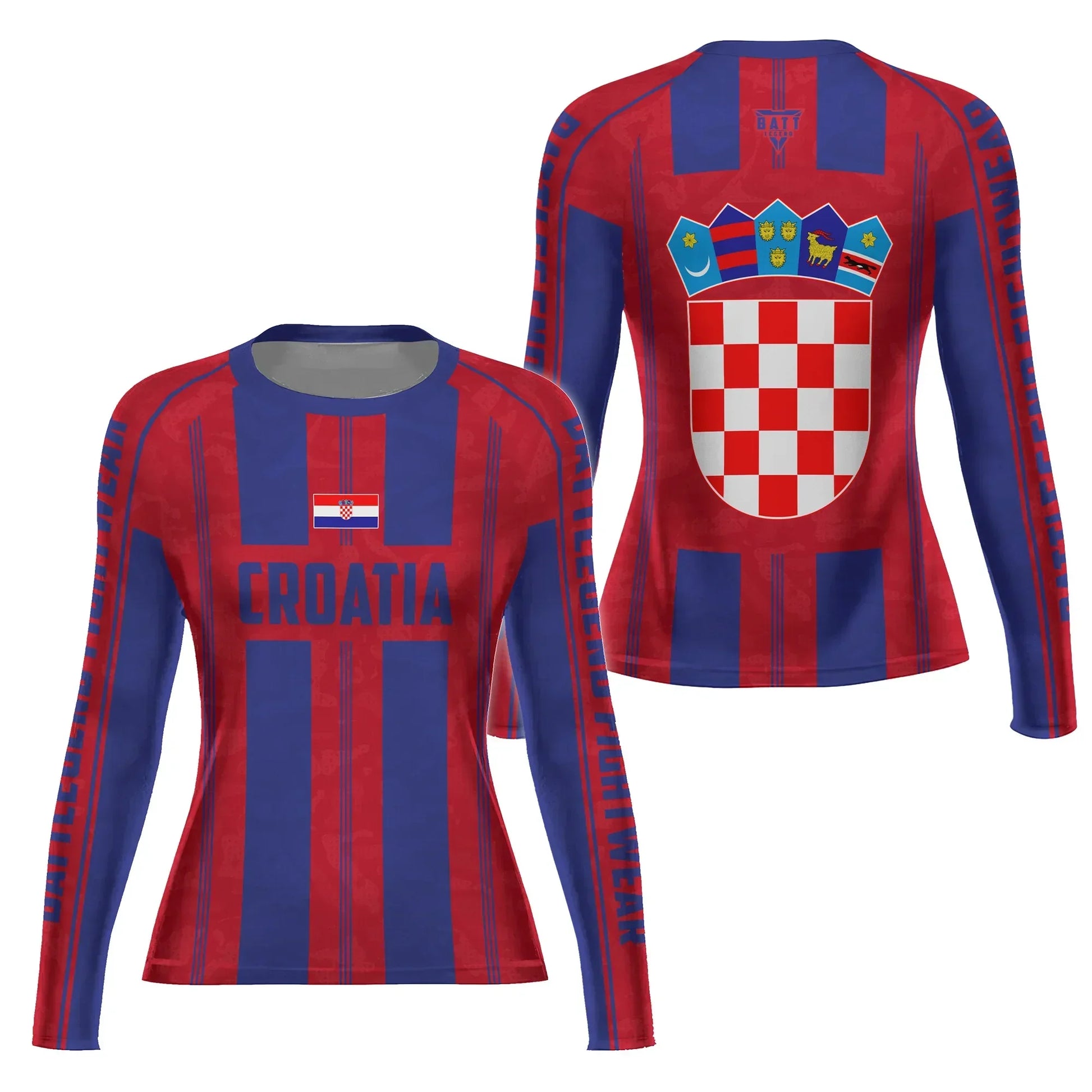 Croatia Heritage Force Rash Guard