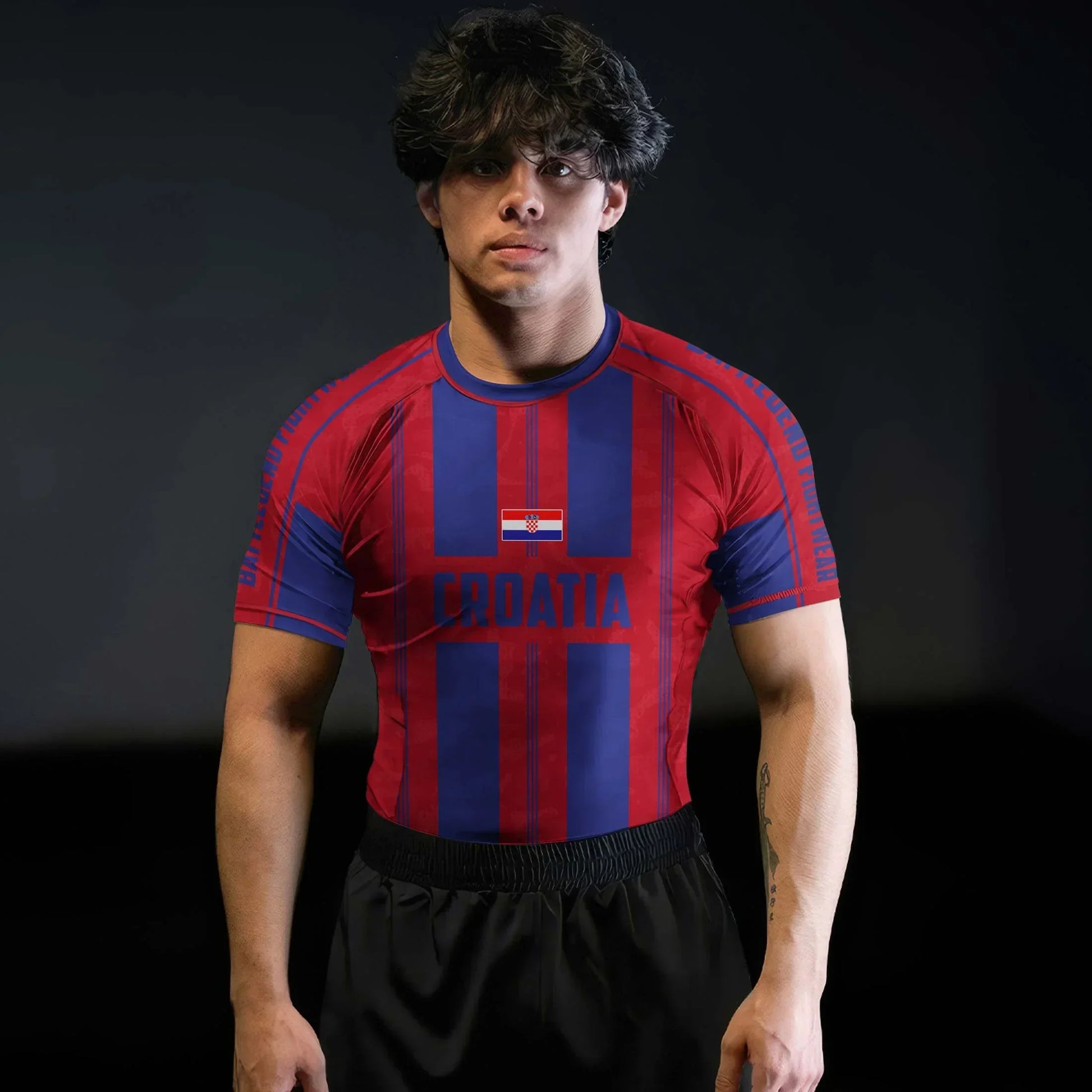 Croatia Heritage Force Rash Guard
