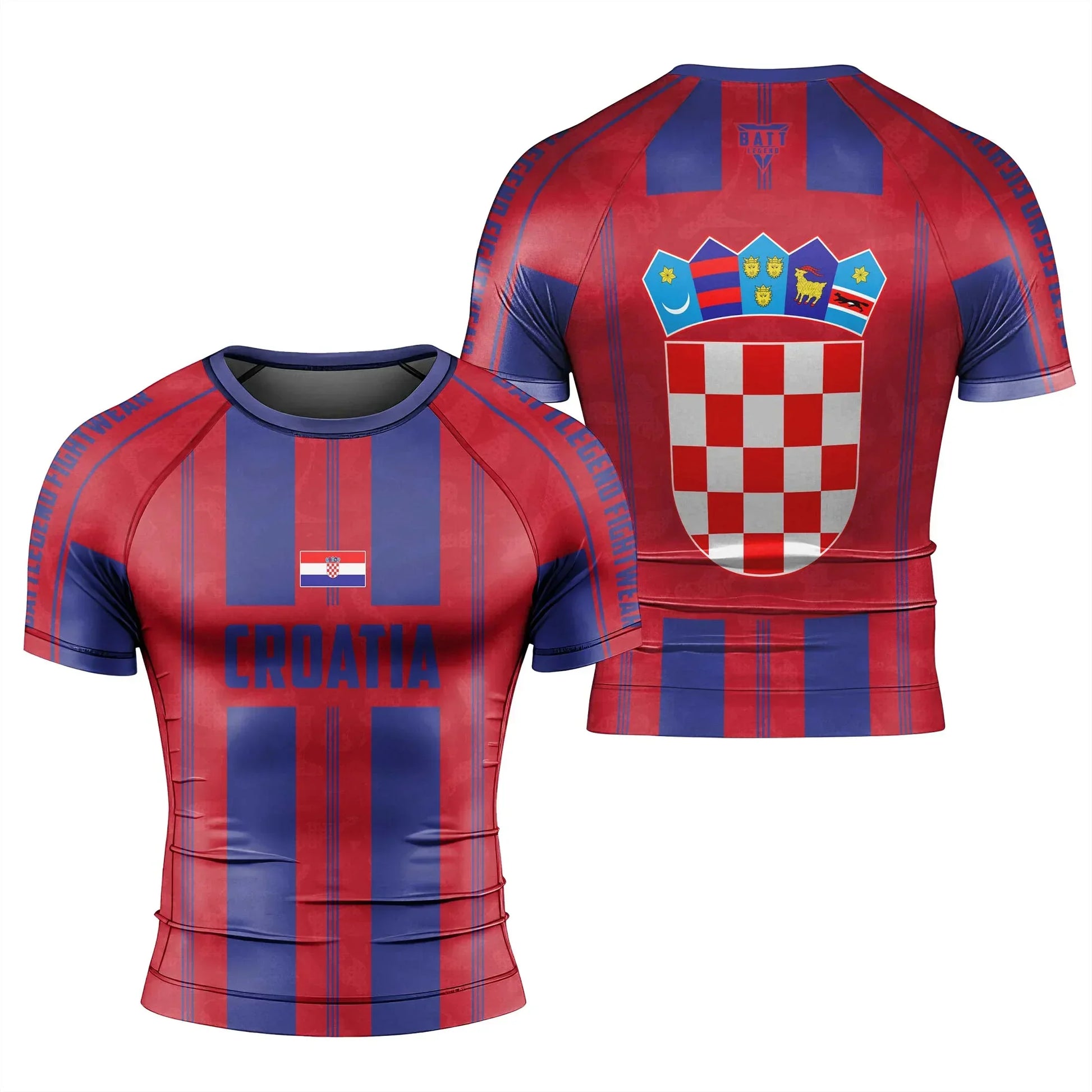Croatia Heritage Force Rash Guard
