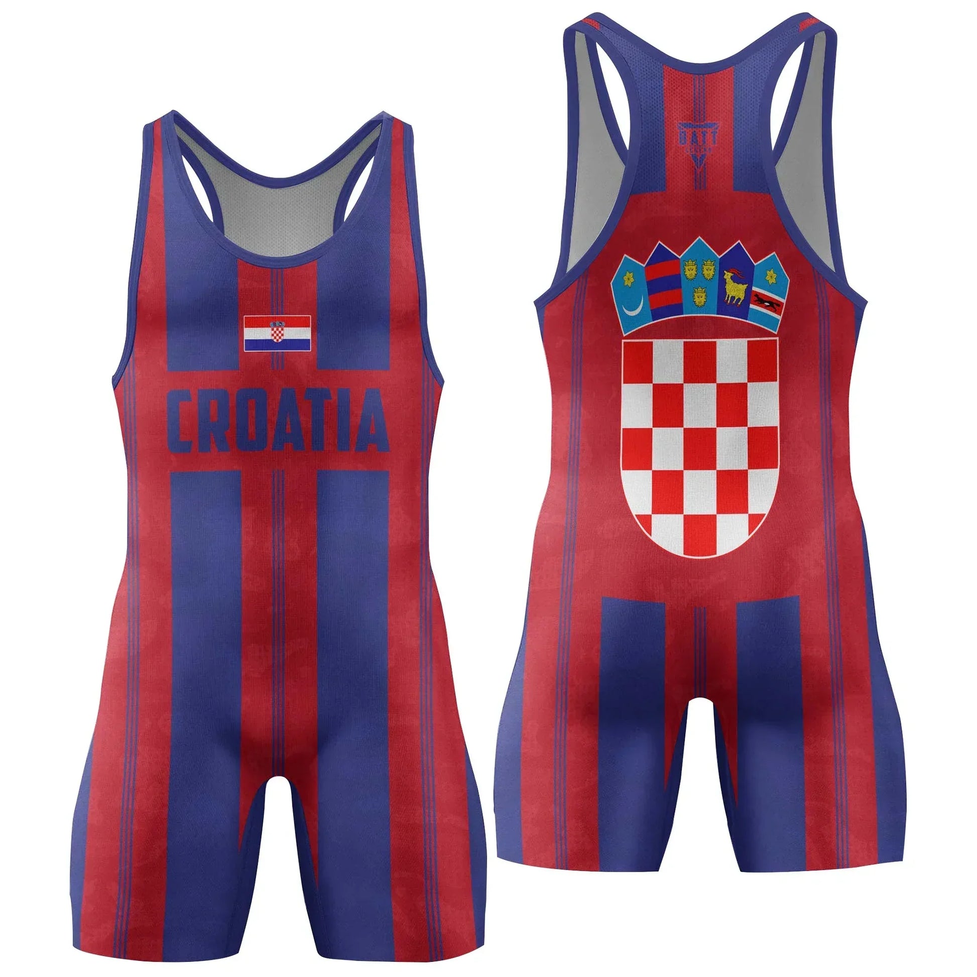 Croatia Heritage Force Wrestling Singlet