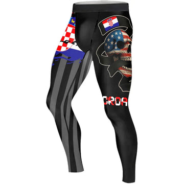 Croatia Phantom Division Men's Compression Leggings