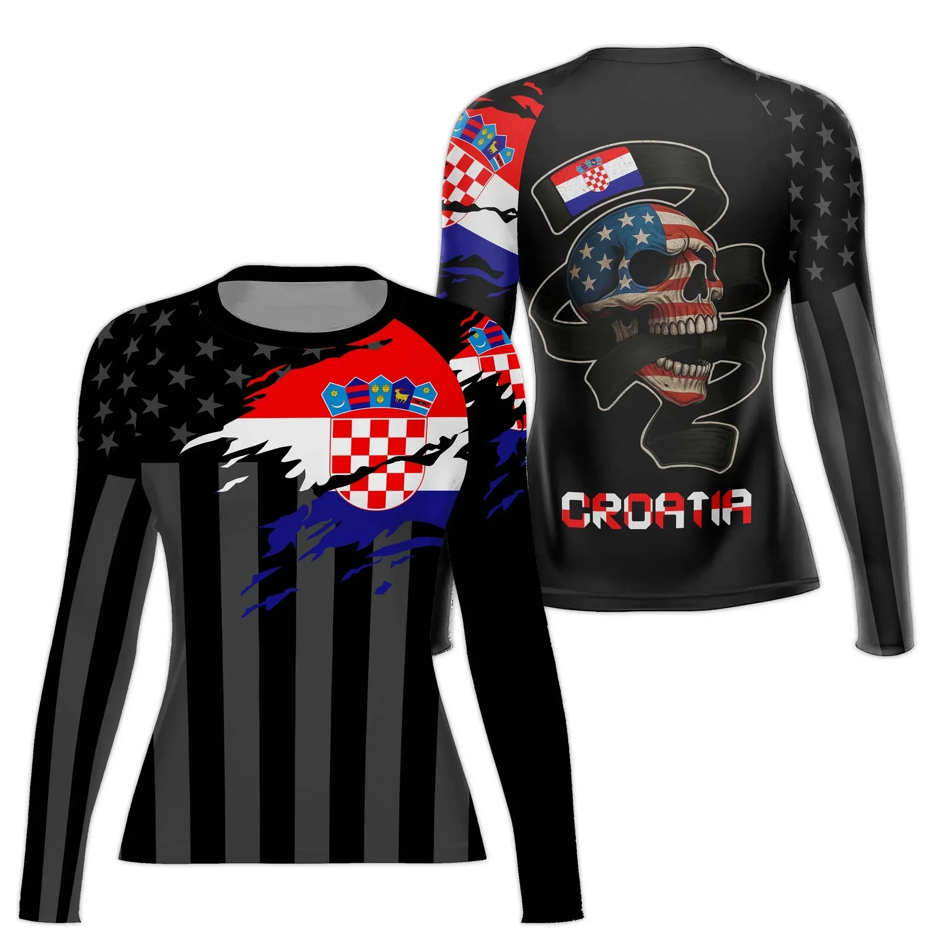 Croatia Phantom Division Rash Guard