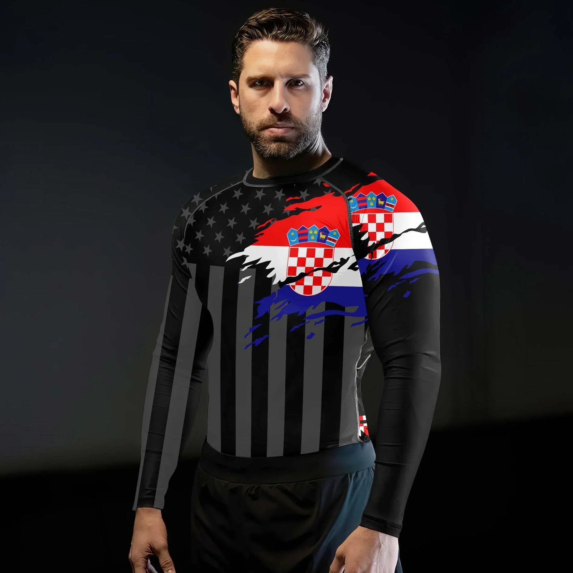 Croatia Phantom Division Rash Guard