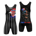 Croatia Phantom Division Wrestling Singlet